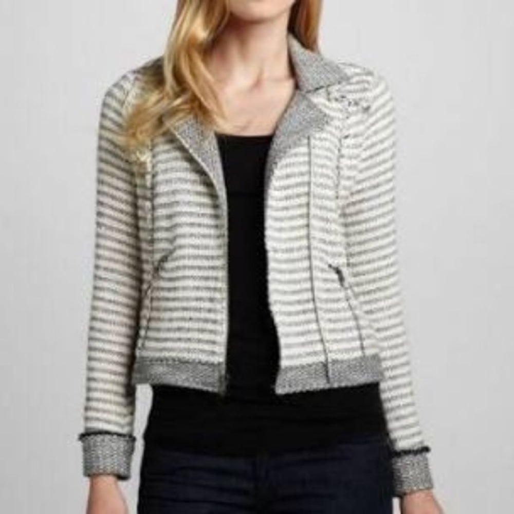 Ella Moss Selina Stripe Jacket sz S